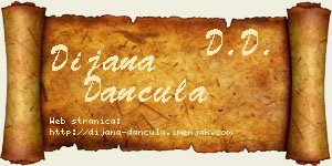 Dijana Dančula vizit kartica